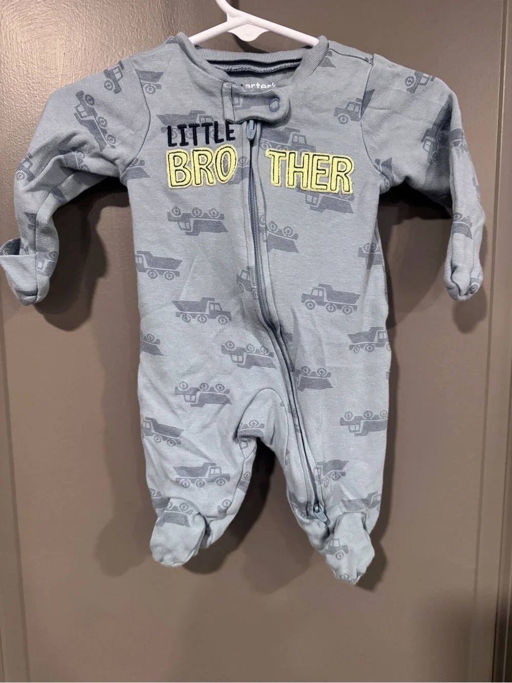 Three piece Newborn footed pajama lot